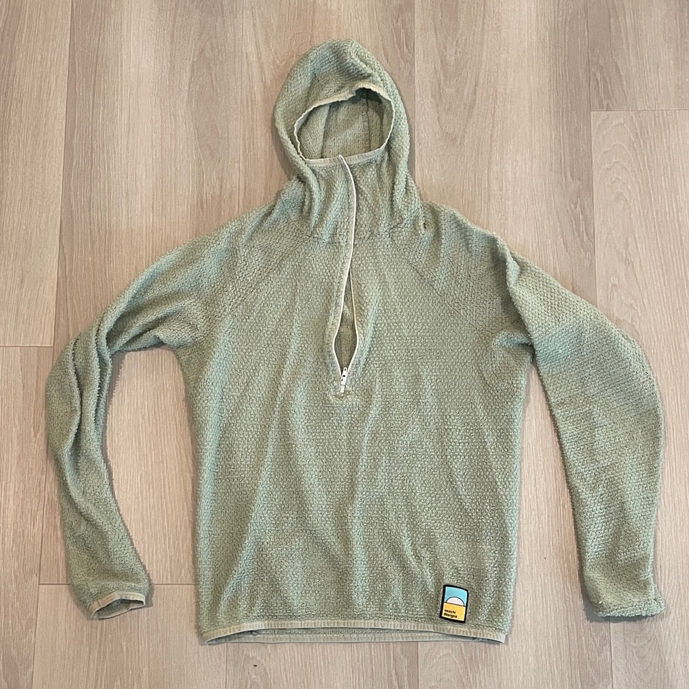 Senchi Designs A90 Half-Zip Hoodie - Mint/XS